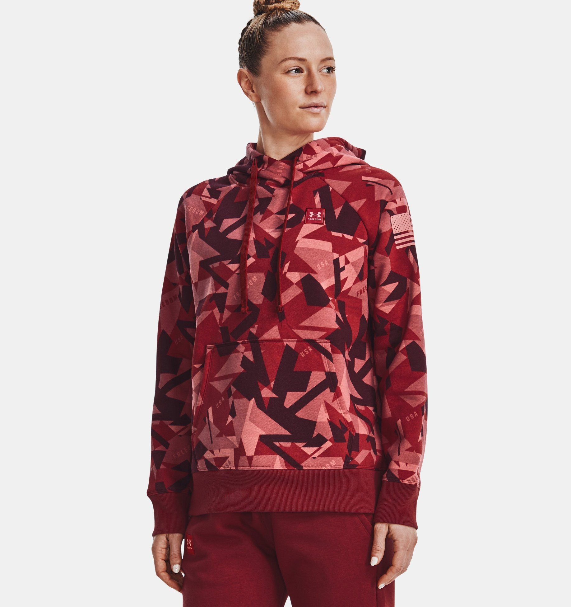 Under Armour Women's UA Freedom Rival Fleece Amp Hoodie 1373619 - Newest Arrivals
